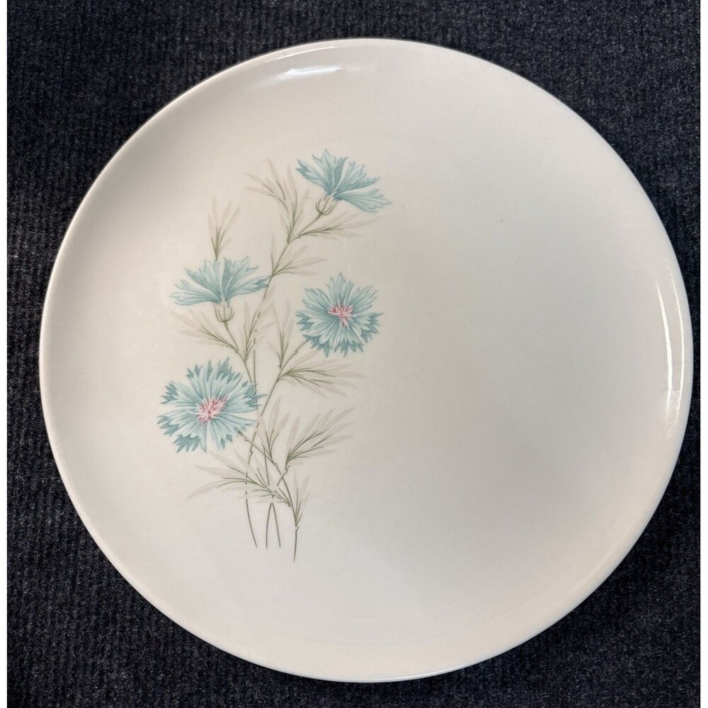Vintage Taylor Smith & Taylor TST Ever Yours Dinner Plate Blue Flowers